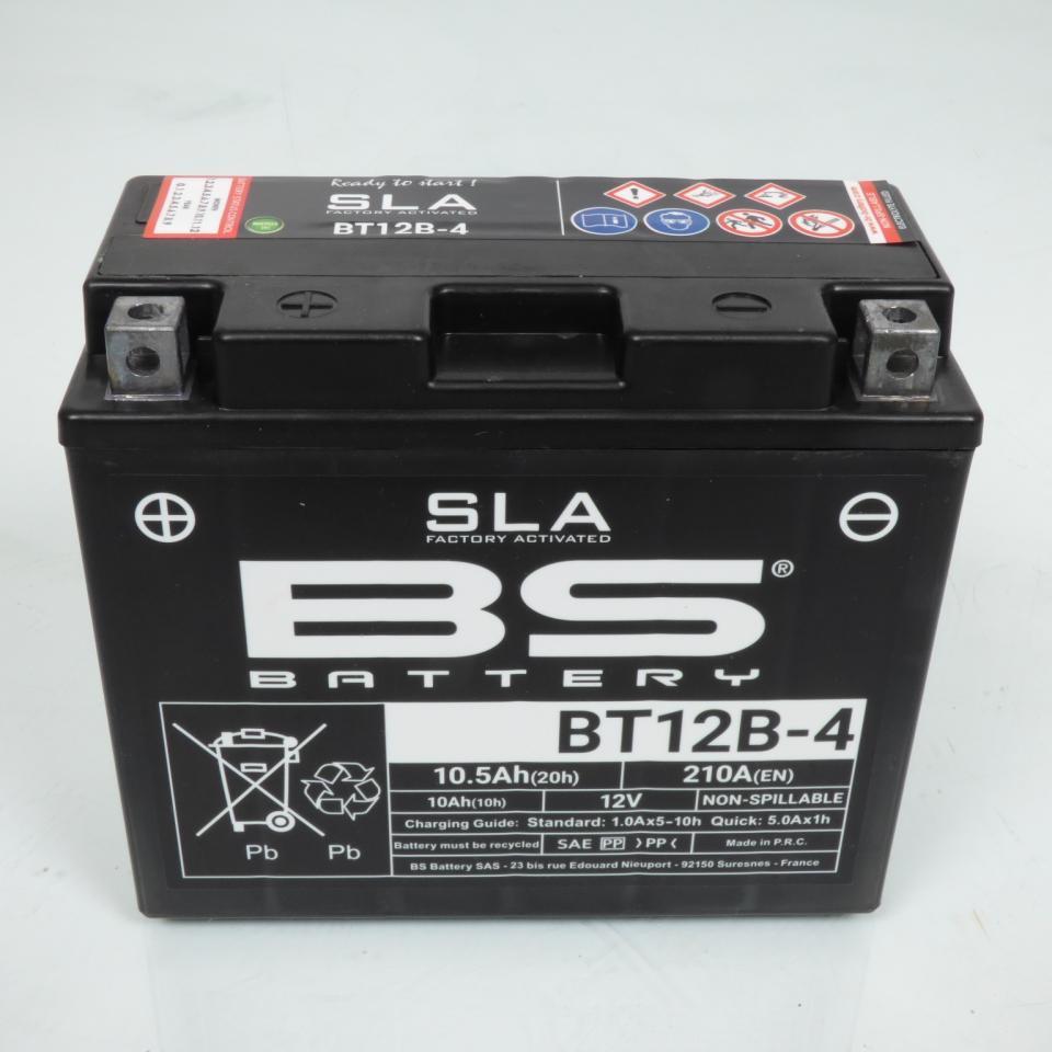 Batterie SLA BS Battery pour Moto Ducati 748 Biposto 2001 à 2002 YT12B-4 Neuf