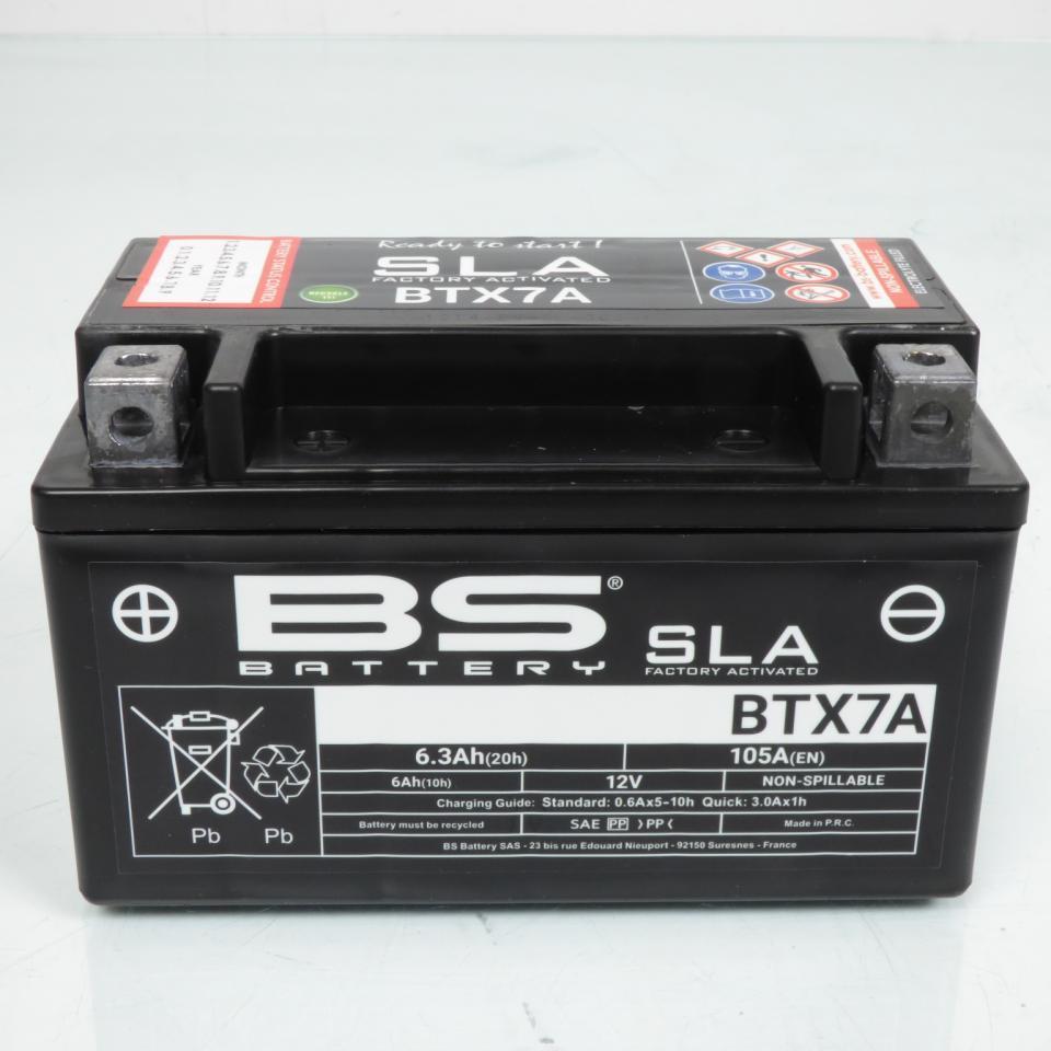 Batterie SLA BS Battery pour Scooter Yamaha 125 Nxc Cygnus X 2004 à 2006 YTX7A-BS / 12V 6Ah Neuf