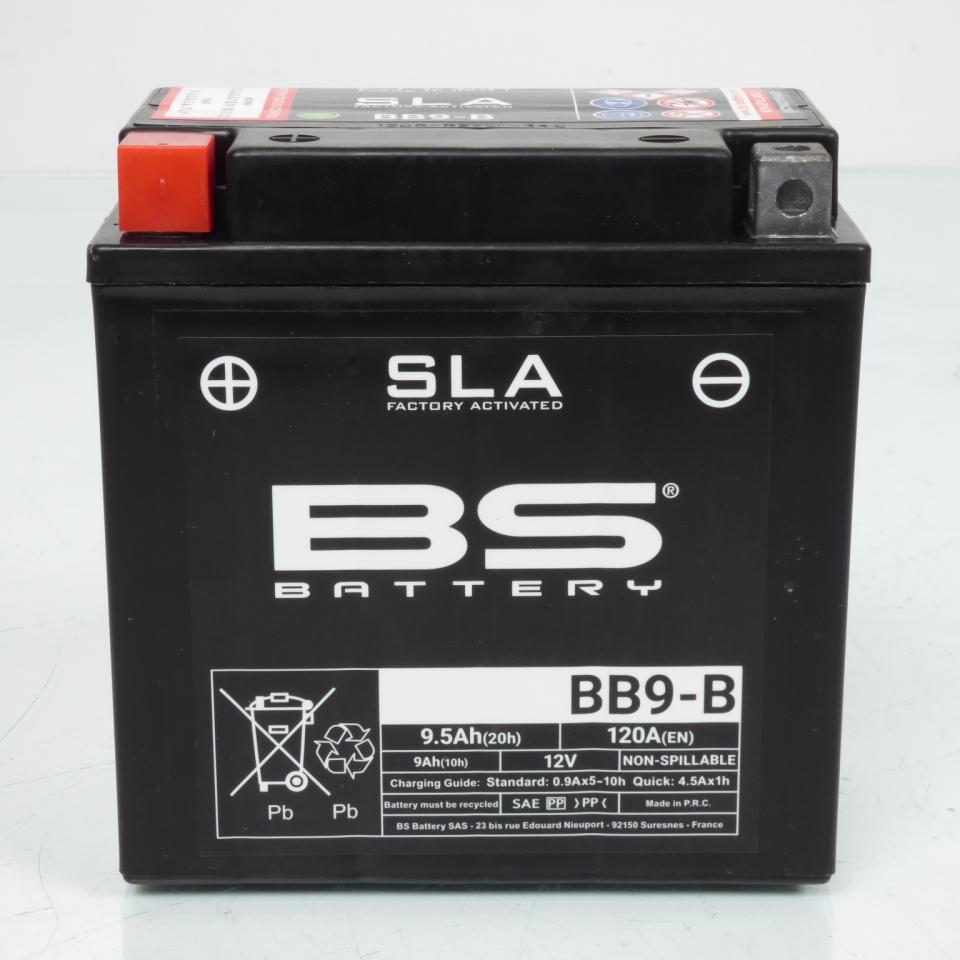 Batterie SLA BS Battery pour Moto Honda 250 Cb Rs Cd 6Vis 1982 à 1983 YB9-B / 12V 9Ah Neuf