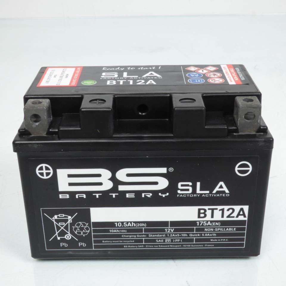 Batterie SLA BS Battery pour Moto Kawasaki 1000 ZZR 2014 à 2016 YT12A-BS / 12V 10Ah Neuf