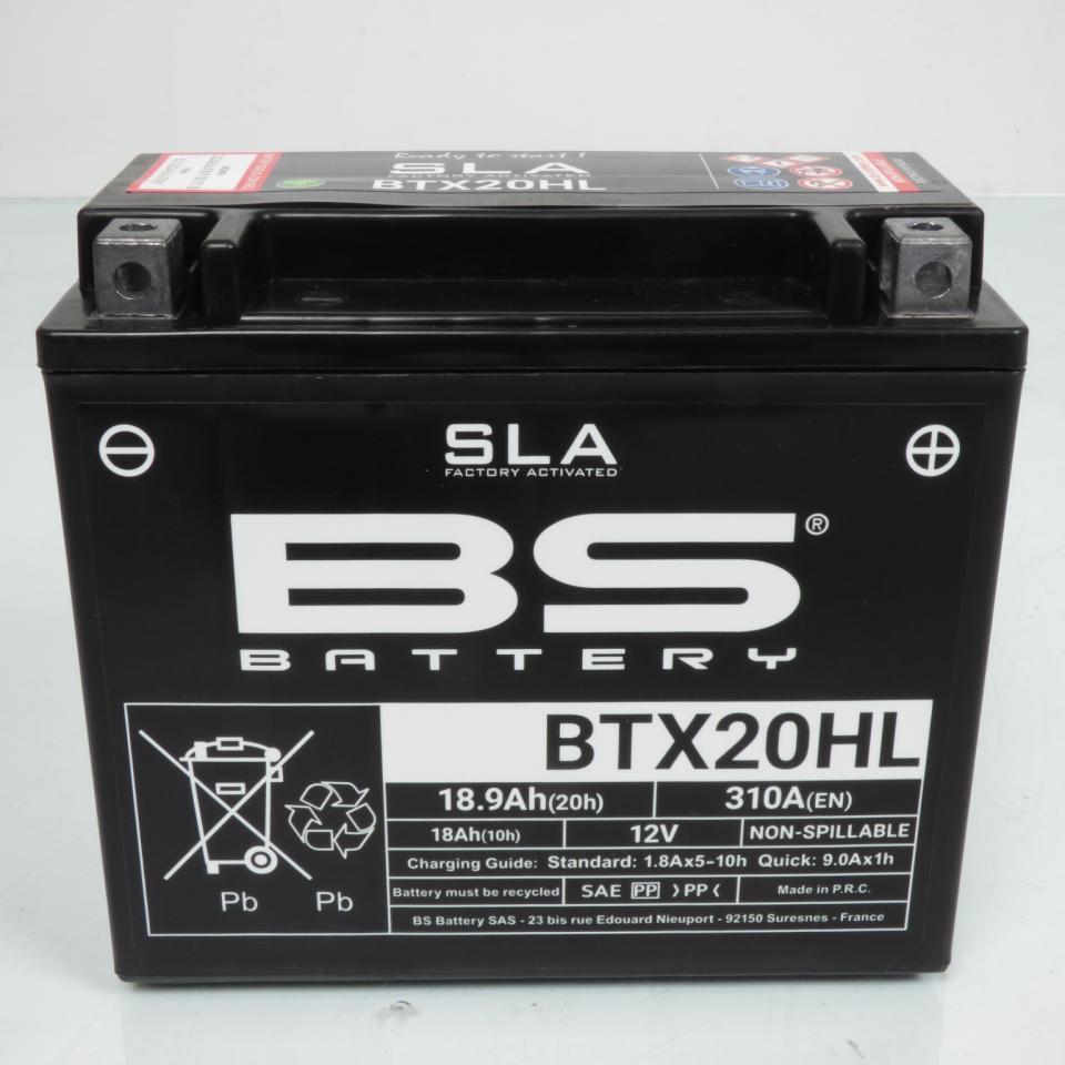 Batterie SLA BS Battery pour Moto Harley Davidson 1690 Fxdwg I Dyna Wide Glide 2012 à 2017 Neuf
