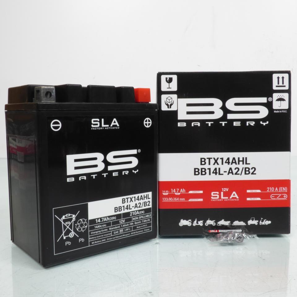Batterie SLA BS Battery pour auto YTX14AHL/YB14L-A2/B2 / 14.7Ah Neuf
