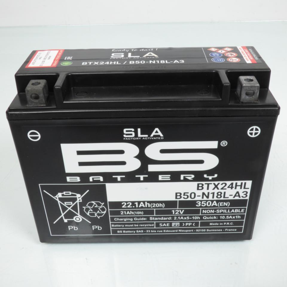 Batterie SLA BS Battery pour Moto Honda 1000 Gl K Gold Wing 1975 à 1979 Y50-N18L-A2 / 12V 20Ah Neuf
