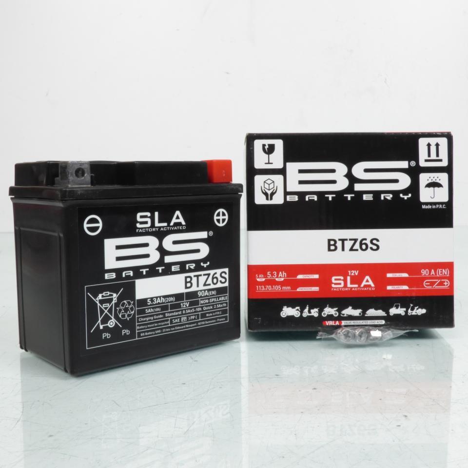 Batterie SLA BS Battery pour scooter MBK 125 Flipper 2017 YTZ6S / 12V 5.3Ah Neuf