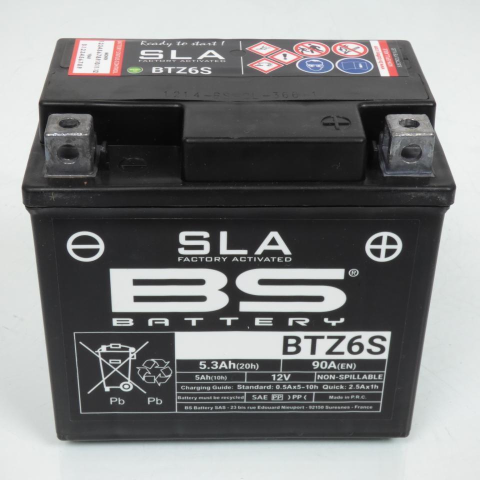 Batterie SLA BS Battery pour scooter MBK 125 Flipper 2017 YTZ6S / 12V 5.3Ah Neuf