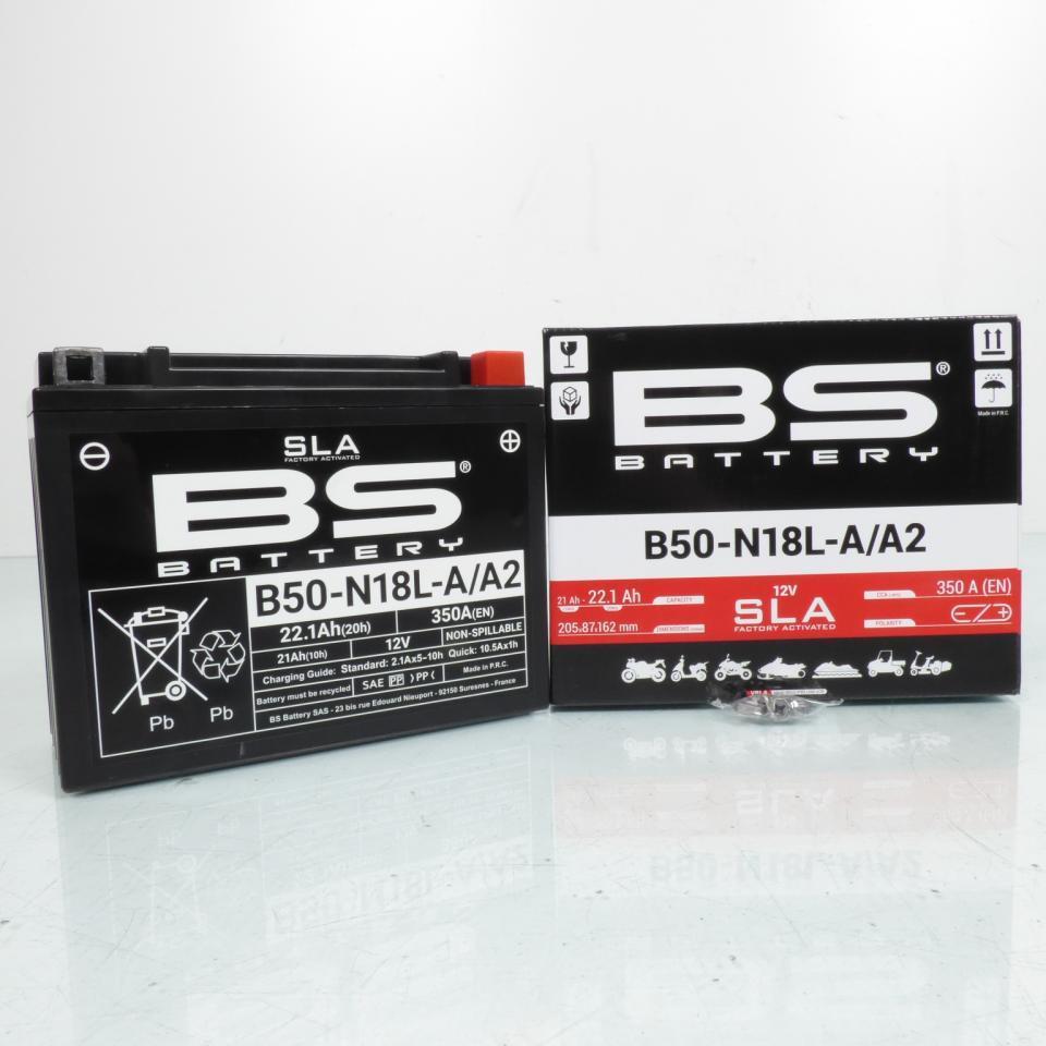 Batterie SLA BS Battery pour Moto Harley Davidson 1340 FLHTC 1985 à 1999 Y50-N18L-A2 / 12V 20Ah Neuf