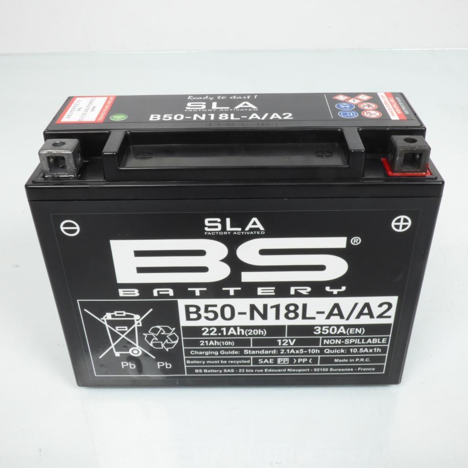 Batterie SLA BS Battery pour Moto Harley Davidson 1340 FLHTC 1985 à 1999 Y50-N18L-A2 / 12V 20Ah Neuf