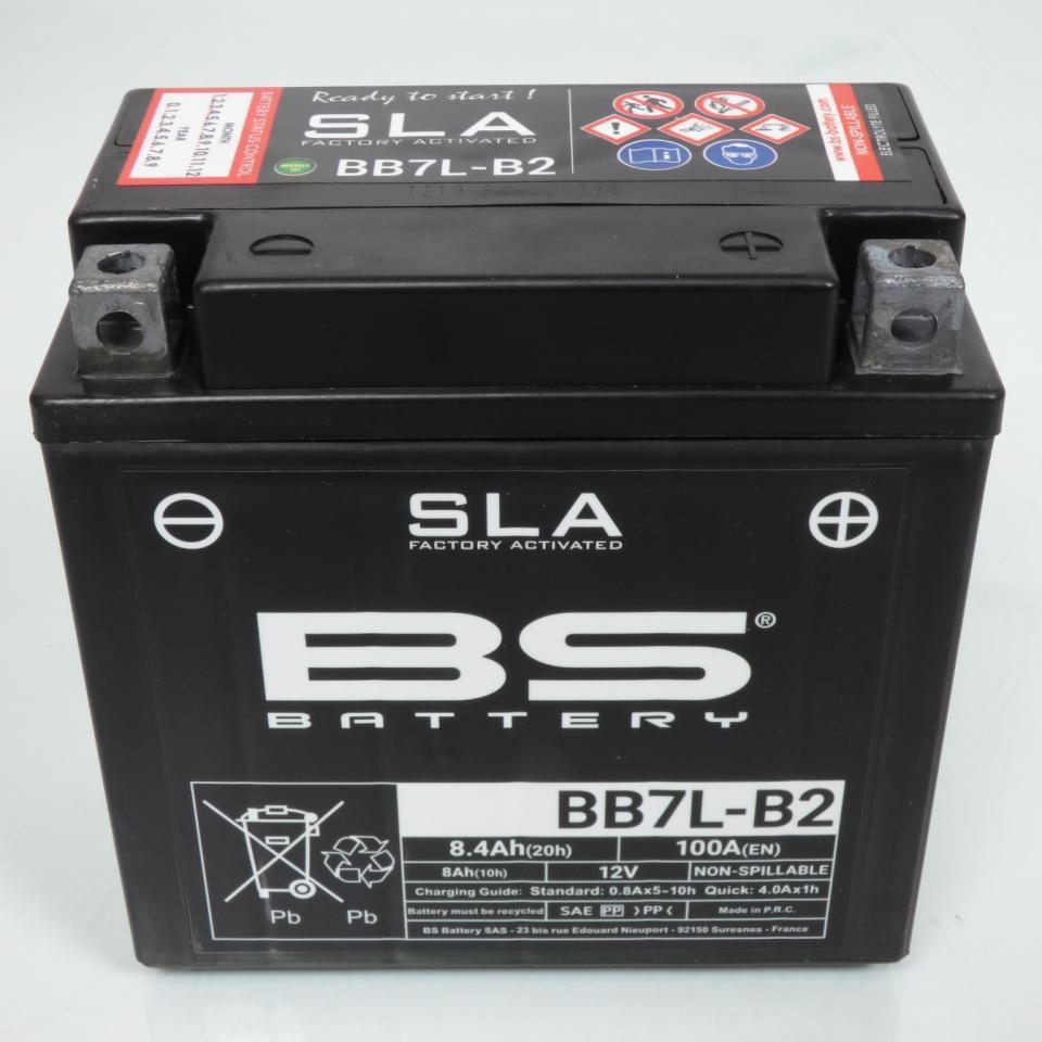 Batterie SLA BS Battery pour Scooter Peugeot 50 Jet C-Tech 2007 à 2014 YB7L-B2 / 12V 8Ah Neuf