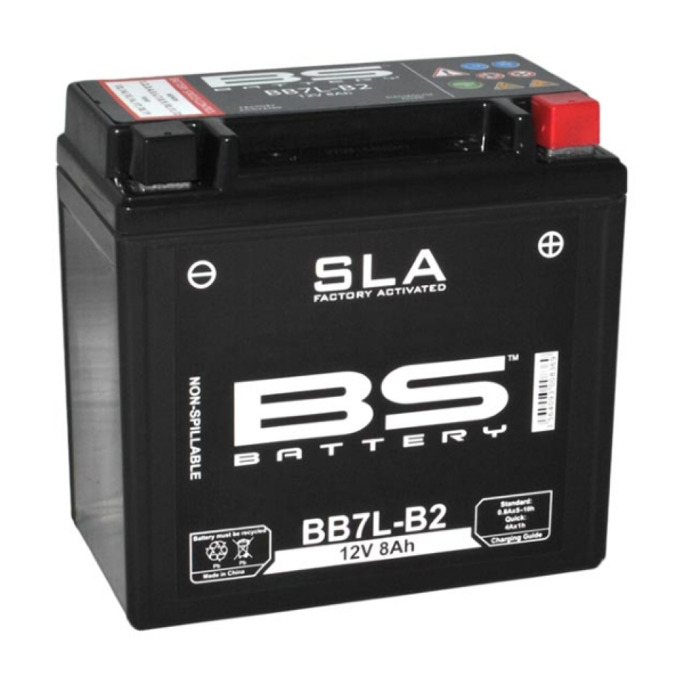 Batterie SLA BS Battery pour Scooter Peugeot 50 Elystar 2 - Etrier Hengtong 2008 à 2014 Neuf