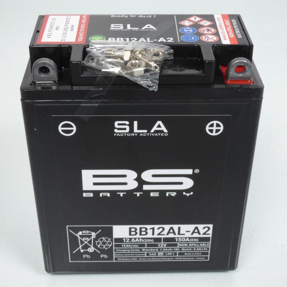 Batterie SLA BS Battery pour Scooter Aprilia 125 Scarabeo Light 2007 à 2008 YB12AL-A2 / 12V 12Ah Neuf