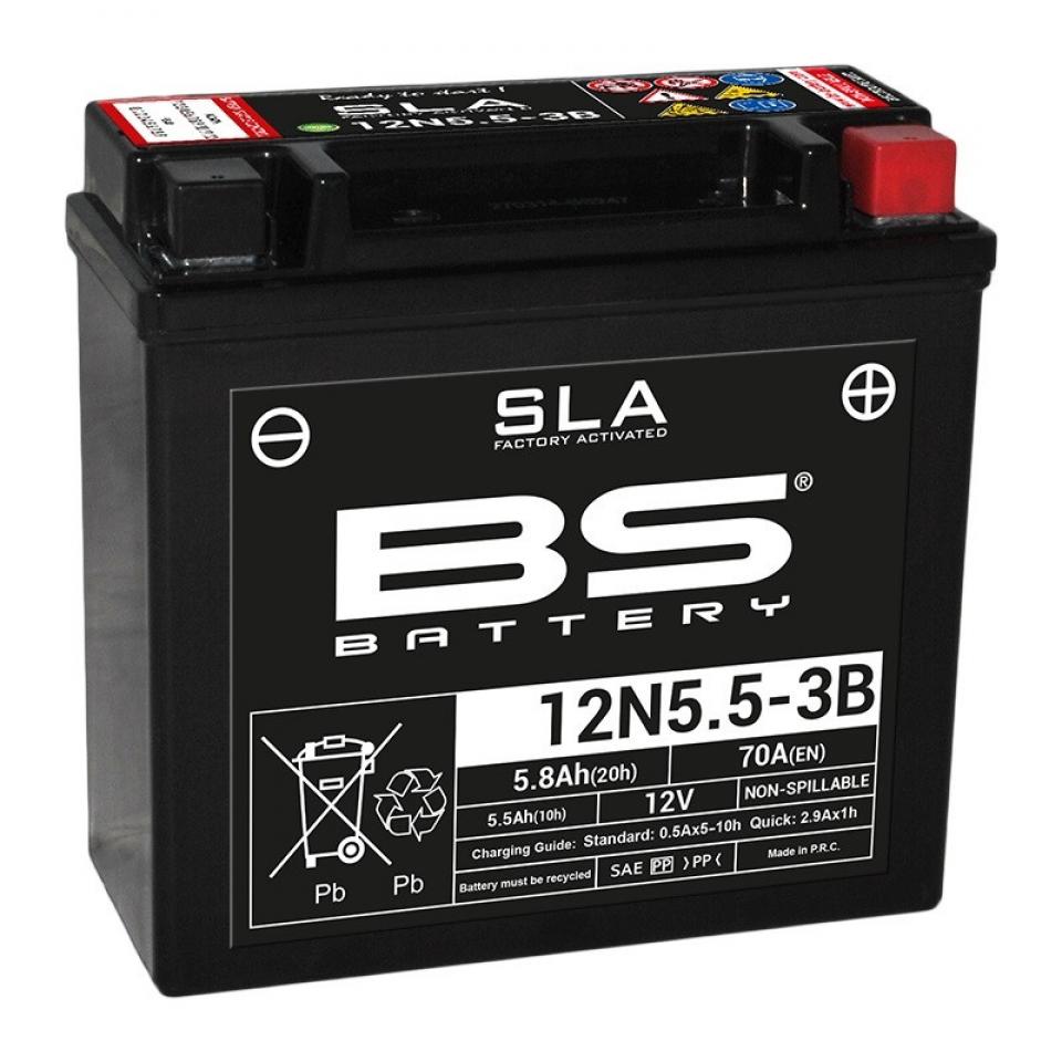 Batterie SLA BS Battery pour auto 12N5.5-3B / 12V 5.8Ah Neuf