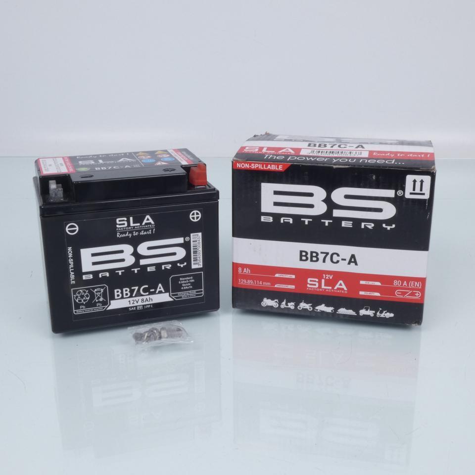 Batterie BS Battery pour scooter Yamaha 125 Beluga 1990 à 1995 YB7C-A SLA Neuf