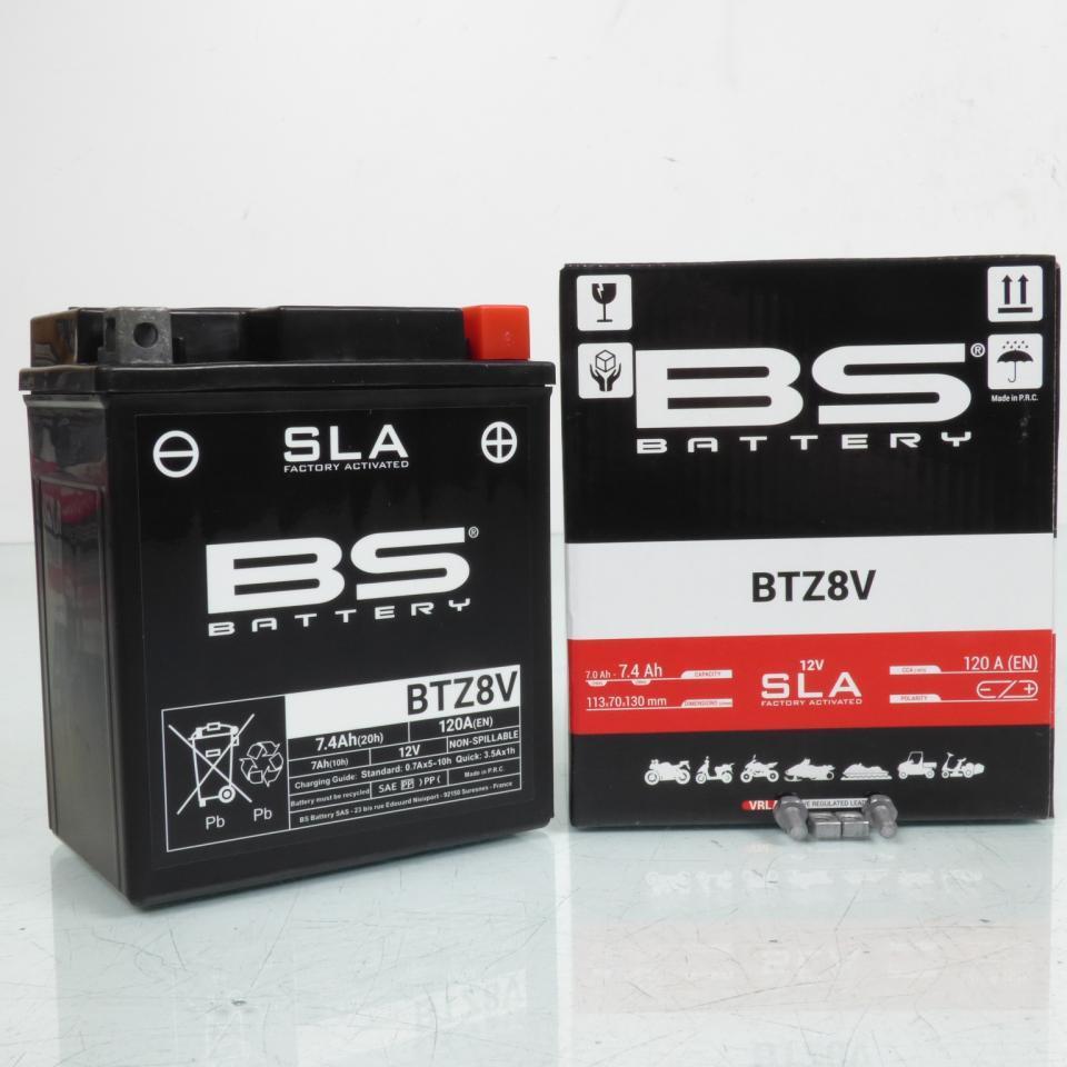 Batterie SLA BS Battery pour Deux Roues Honda 125 YTZ8V / 12V 7.4Ah Neuf