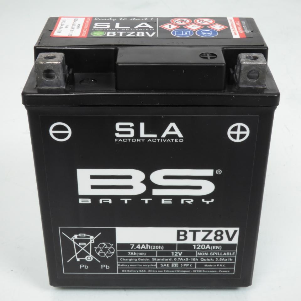 Batterie SLA BS Battery pour Deux Roues Honda 125 YTZ8V / 12V 7.4Ah Neuf