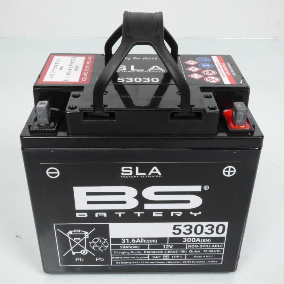 Batterie SLA BS Battery pour Moto BMW 1000 K 100 Rs / Rt Abs 1983 à 1990 53030 / 12V 30Ah Neuf