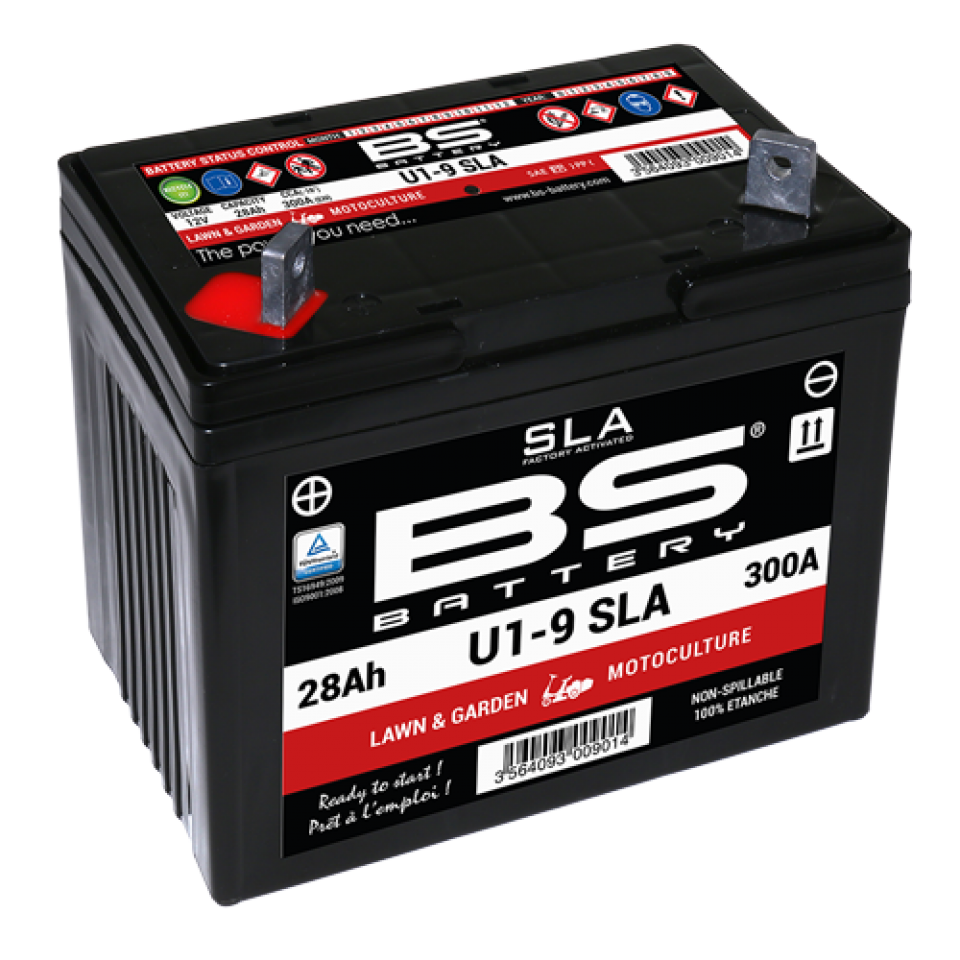 Batterie SLA BS Battery pour auto U1-9 / 12V 28Ah Neuf