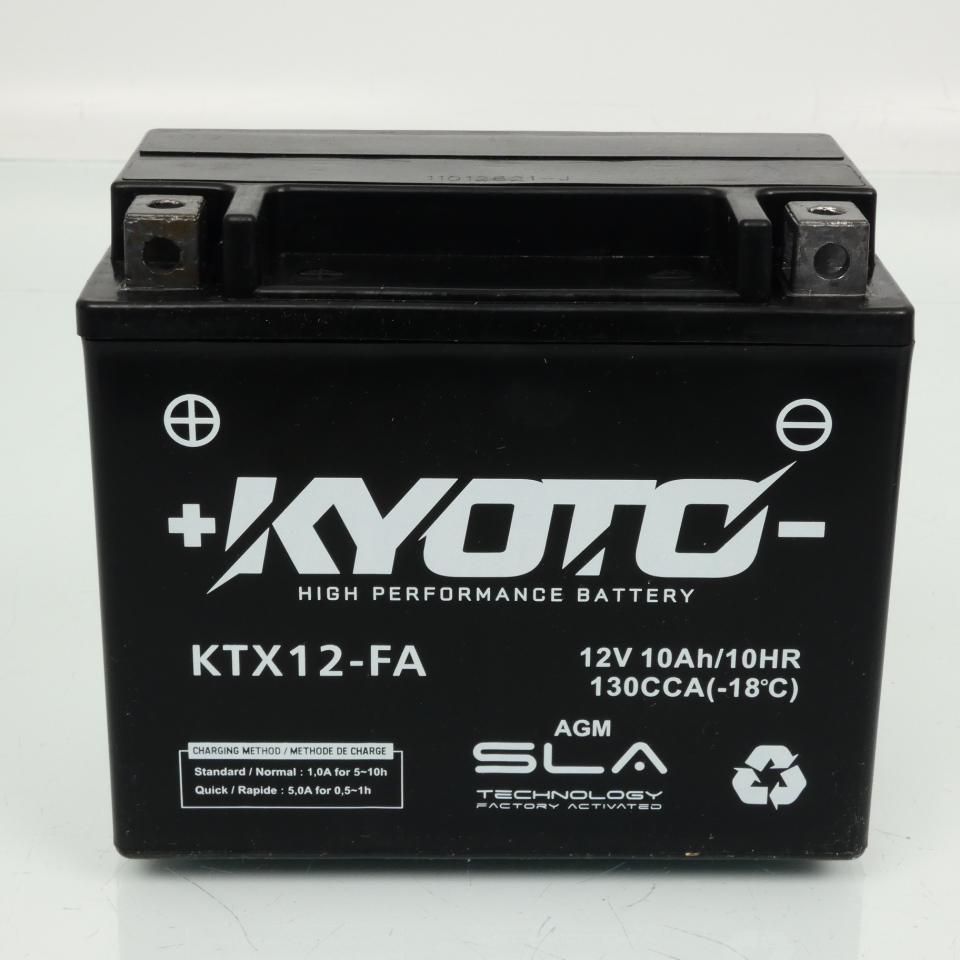 Batterie SLA Kyoto pour Quad Arctic cat 250 DVX 2006 à 2008 YTX12-BS SLA / 12V 10Ah Neuf