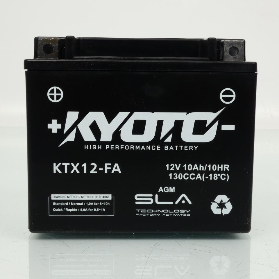 Batterie SLA Kyoto pour Quad Arctic cat 250 DVX 2006 à 2008 YTX12-BS SLA / 12V 10Ah Neuf