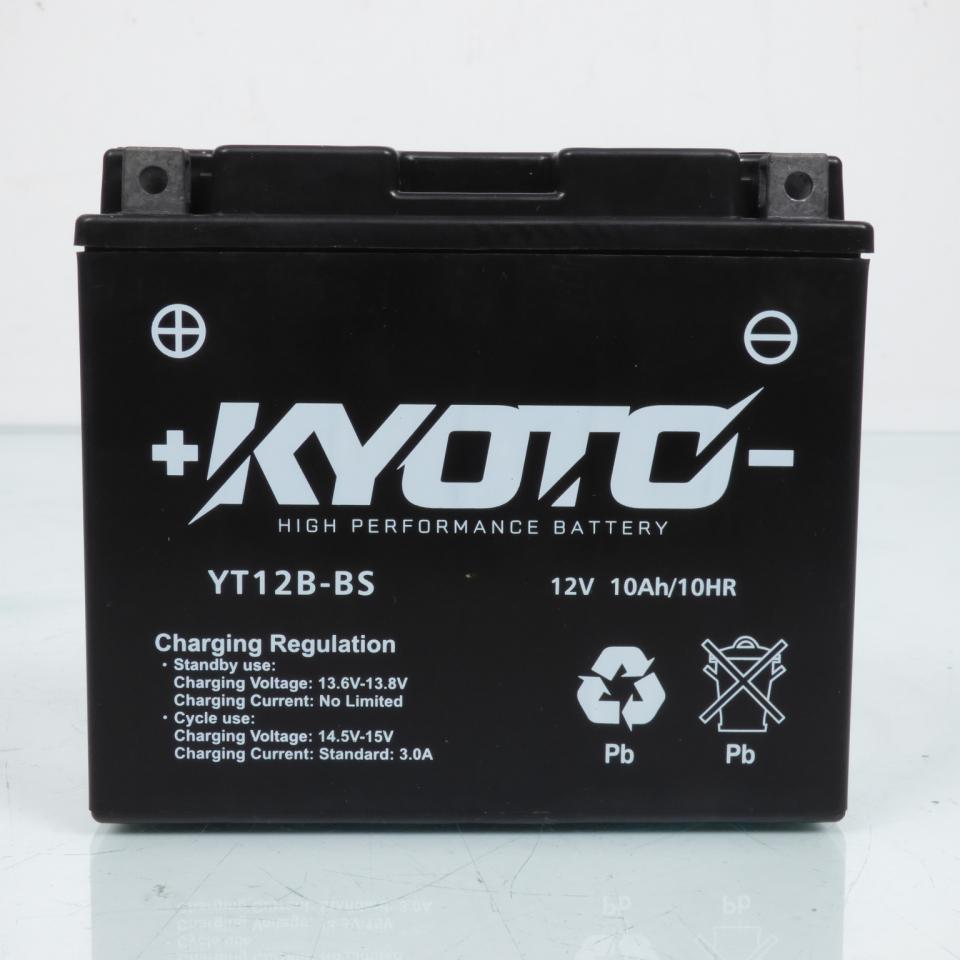 Batterie SLA Kyoto pour moto Triumph 865 Scrambler Efi Vin <463262 2006 à 2016 YT12B-BS SLA / 12V 10Ah Neuf
