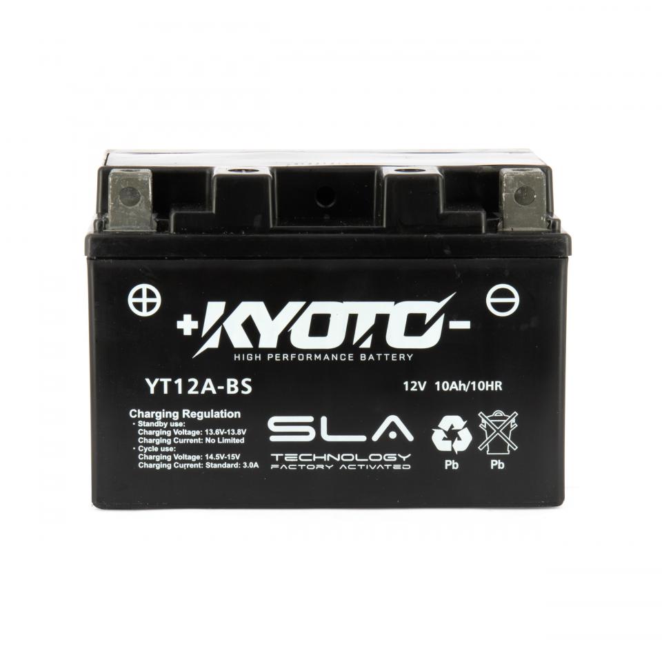 Batterie SLA Kyoto pour Moto Kawasaki 1000 ZZR 2014 à 2016 YT12A-BS / 12V 10Ah Neuf