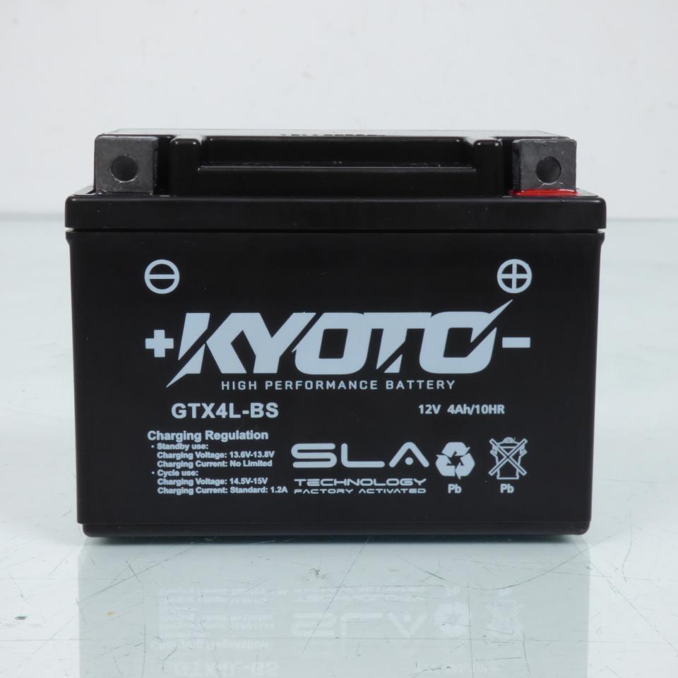 Batterie SLA Kyoto pour Moto Keeway 50 X-Ray R 2007 à 2008 YTX4L-BS SLA / 12V 3Ah Neuf