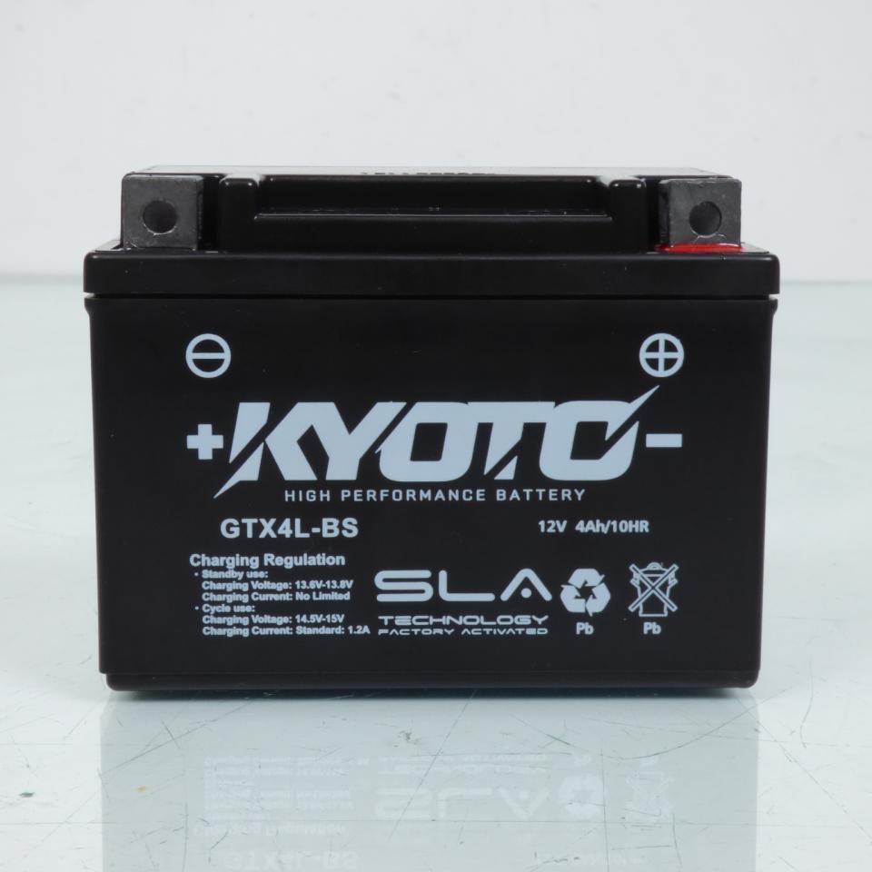 Batterie SLA Kyoto pour Quad Aeon 100 Cobra 4X2 2002 à 2004 YTX4L-BS SLA / 12V 3Ah Neuf