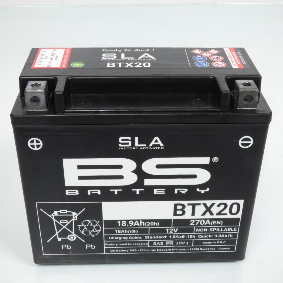 Batterie SLA BS Battery pour Moto Harley Davidson 1340 FLST Heritage Softail 1984 à 1990 Neuf