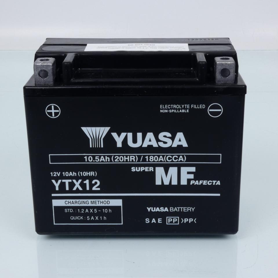 Batterie SLA Yuasa pour Scooter Piaggio 125 Vespa Lxv Ie 2009 à 2013 Neuf