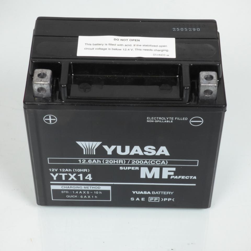 Batterie SLA Yuasa pour Scooter Piaggio 250 X Evo Ie 2007 à 2016 Neuf