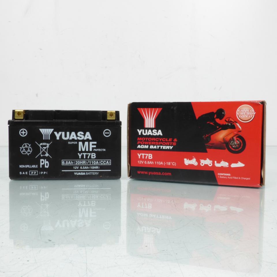 Batterie SLA Yuasa pour Moto Sherco 125 City Corp 4T 2003 à 2005 Neuf