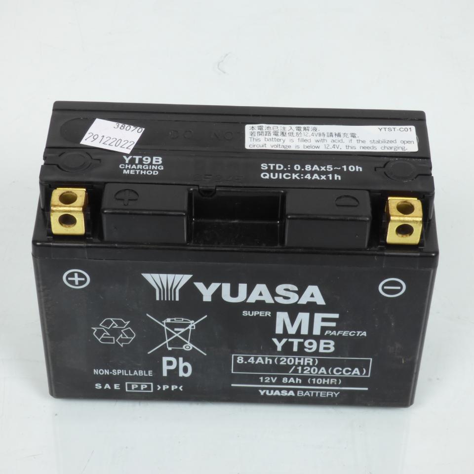 Batterie SLA Yuasa pour Scooter MBK 250 Ypr Evolis Abs 2014 à 2016 Neuf