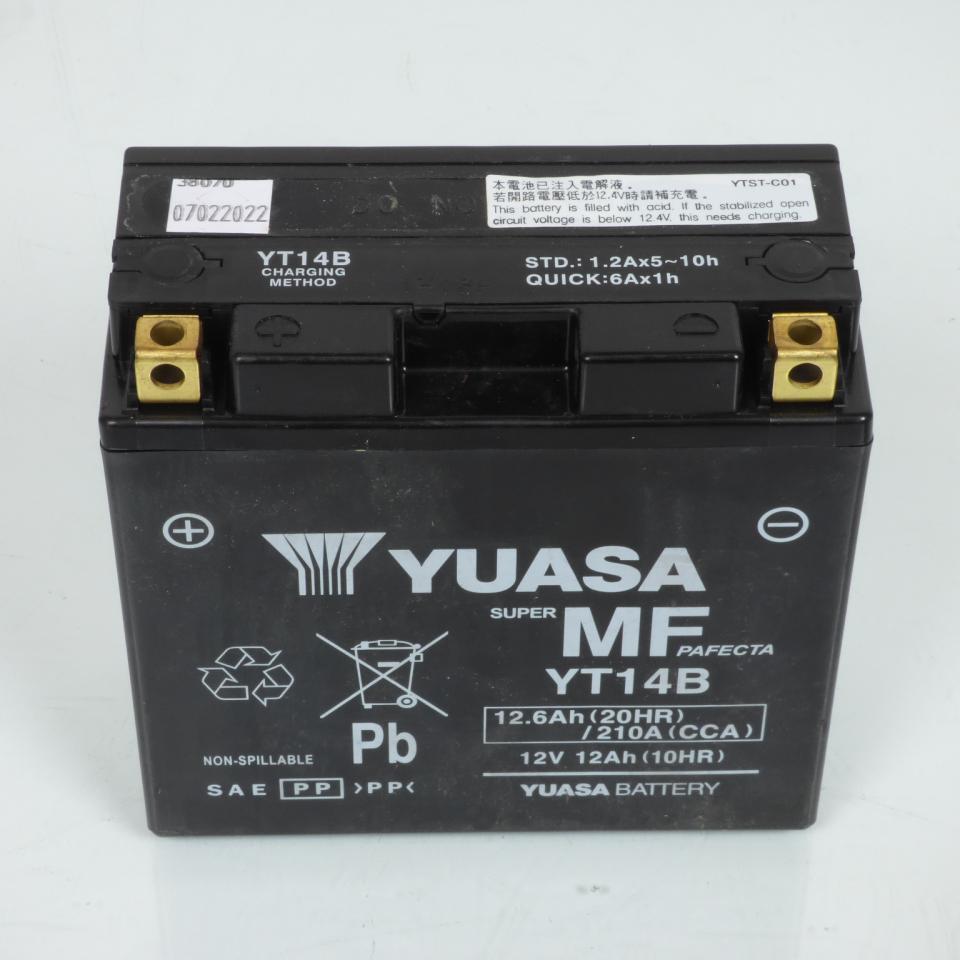 Batterie SLA Yuasa pour Moto Kawasaki 1100 GPZ ZX 1997 à 2000 Neuf