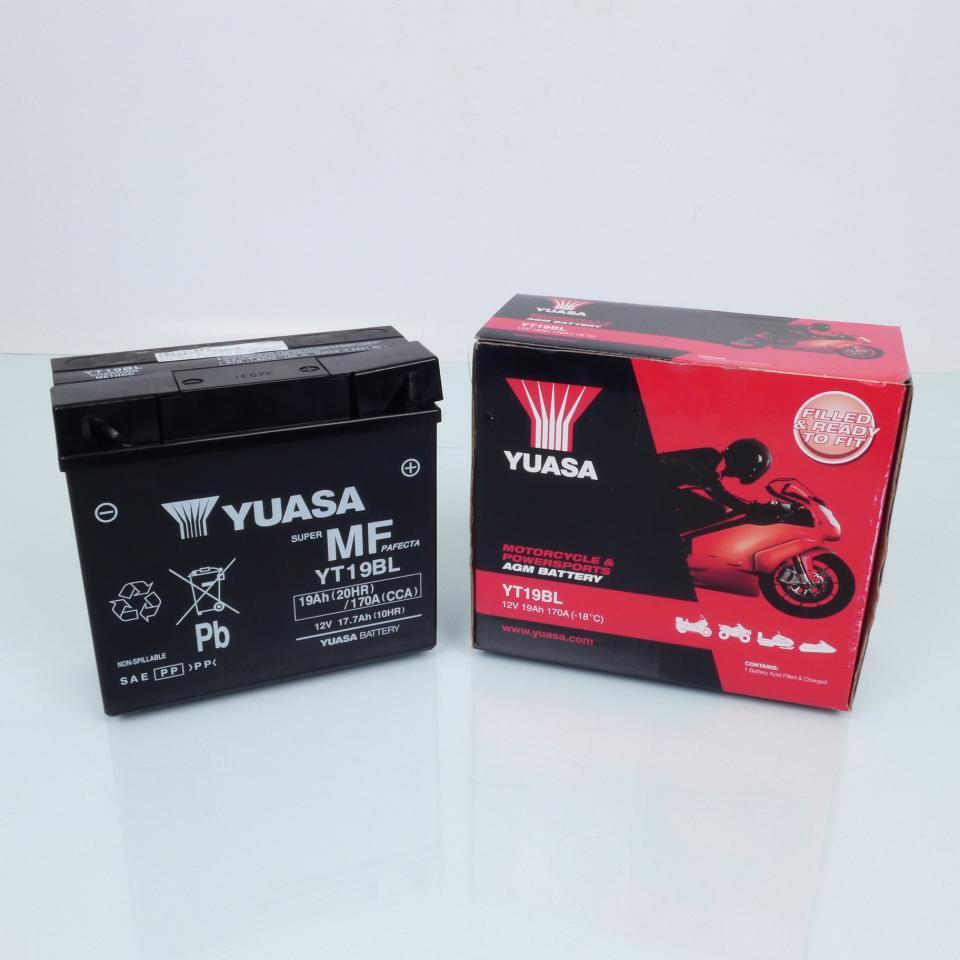 Batterie SLA Yuasa YT19BL-BS YT19BL 12V 19Ah AGM VRLA pour moto scooter Neuf