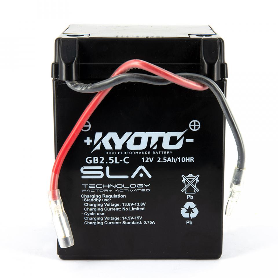 Batterie SLA Kyoto YB2.5L-C / 12V 2.5Ah pour moto scooter deux roues Neuf