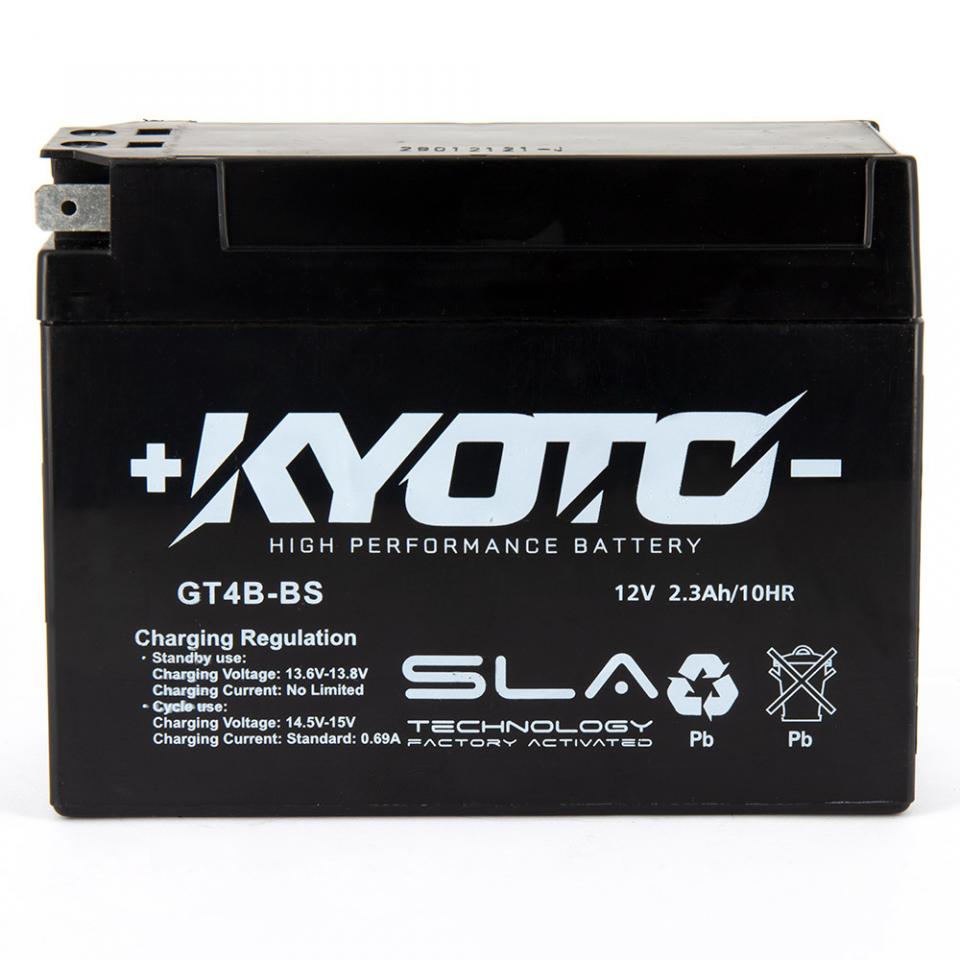 Batterie SLA Kyoto YT4B-BS SLA / 12V 2.3Ah pour moto scooter deux roues Neuf