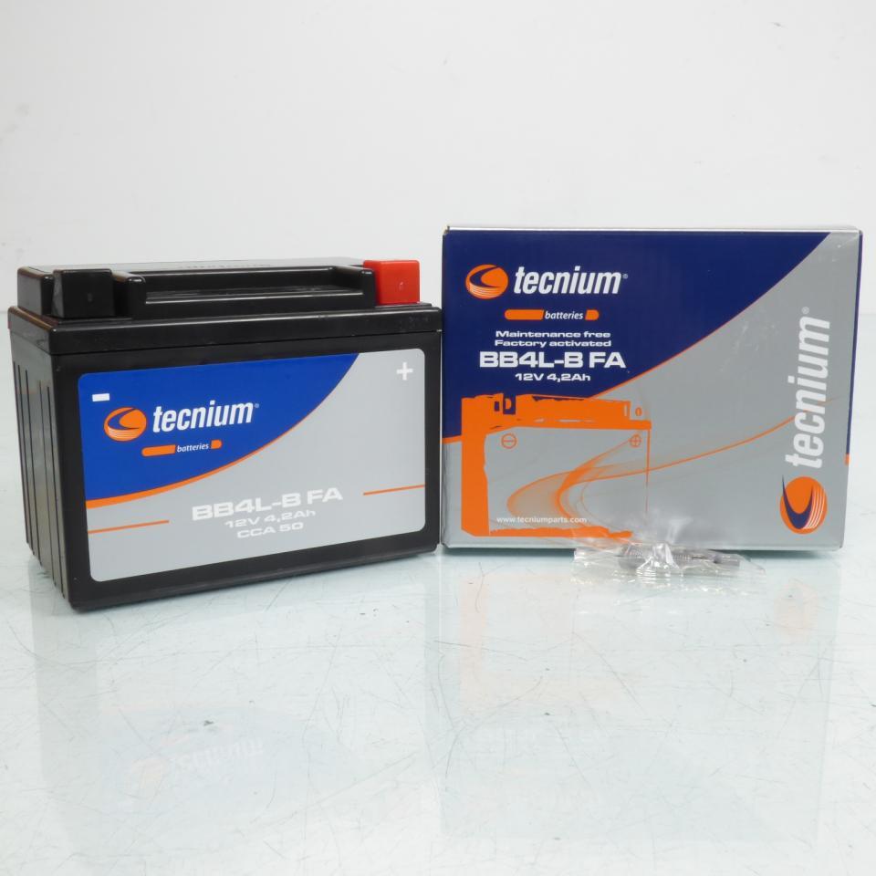 Batterie SLA Tecnium pour Scooter MBK 80 Evolis Après 1998 YB4L-B / 12V 4.2Ah Neuf