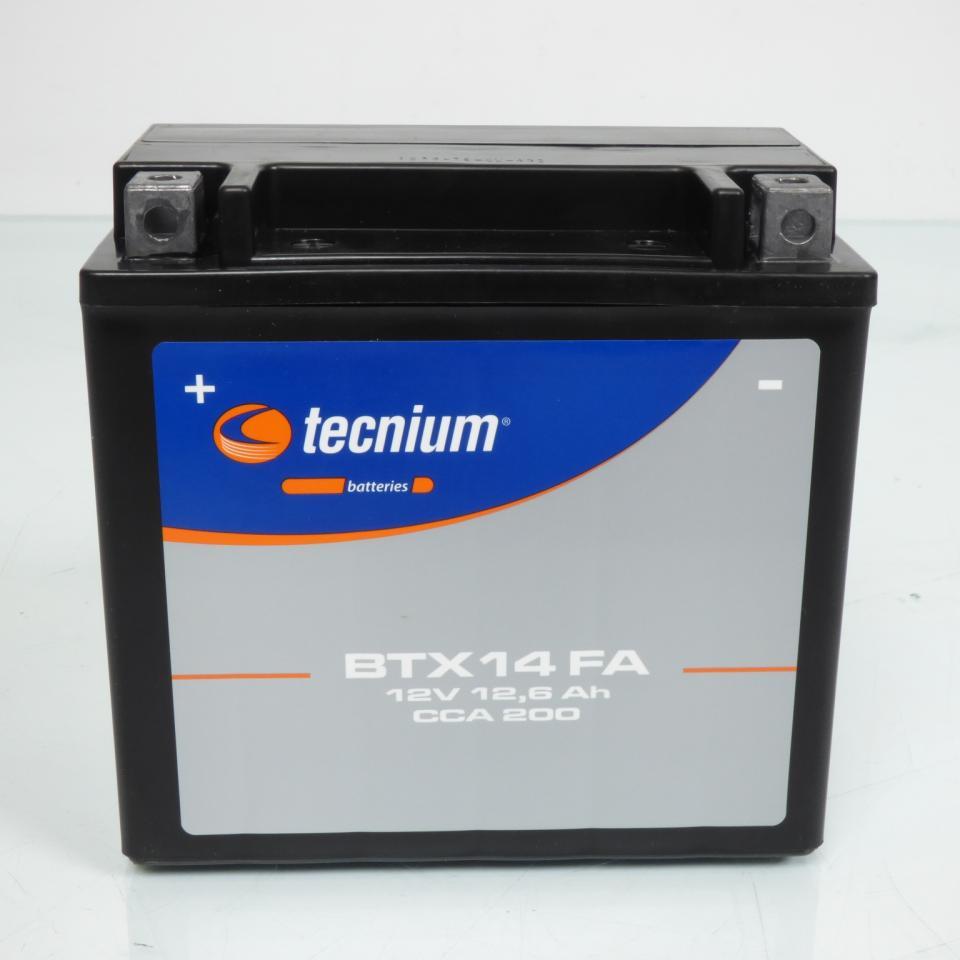 Batterie SLA Tecnium pour Quad Suzuki 450 Lt-A X Kingquad - 4X4 2007 à 2012 YTX14-BS / 12V 12Ah Neuf