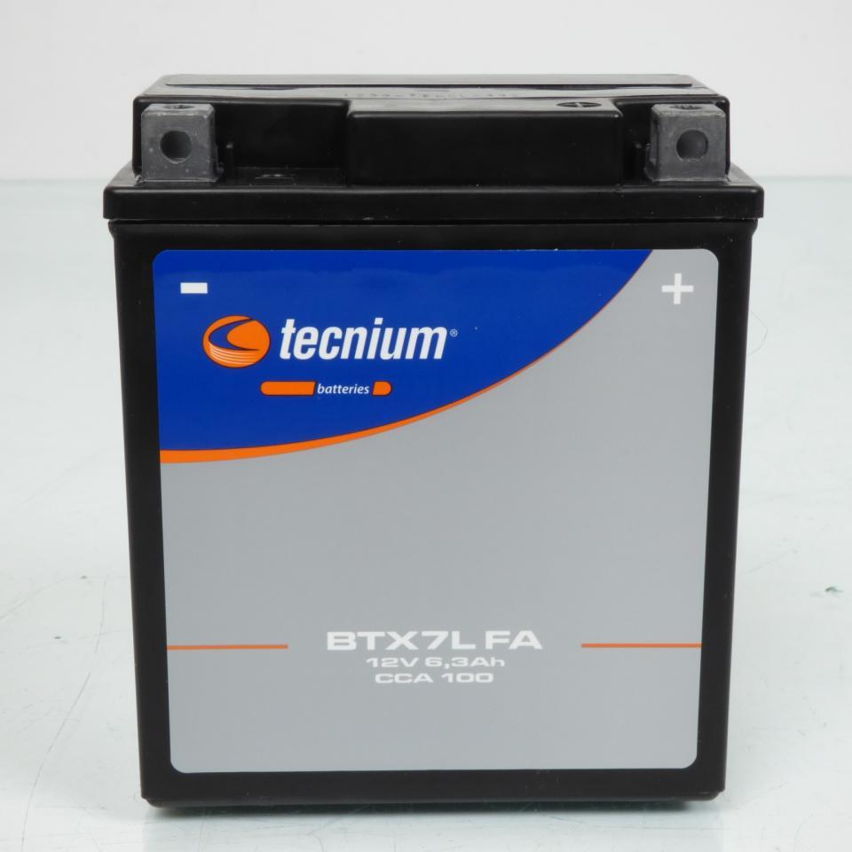 Batterie SLA Tecnium pour Moto Kawasaki 250 KLX 2009 à 2017 YTX7L-BS / 12V 6Ah Neuf