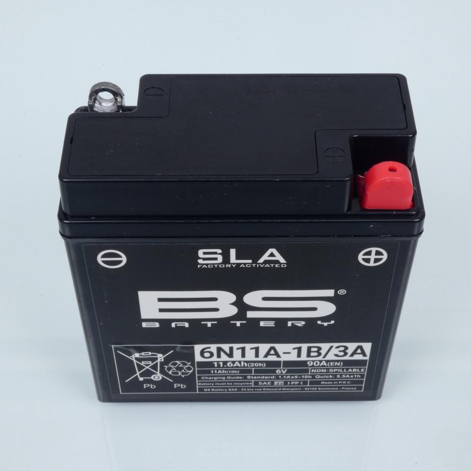 Batterie SLA BS Battery 6N11A-1B/3-A / 6V 11.6Ah pour moto Neuf