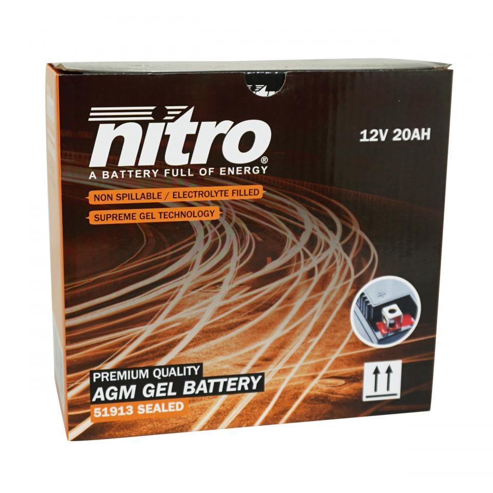 Batterie SLA Nitro pour Deux Roues BMW 1999 à 2007 Neuf