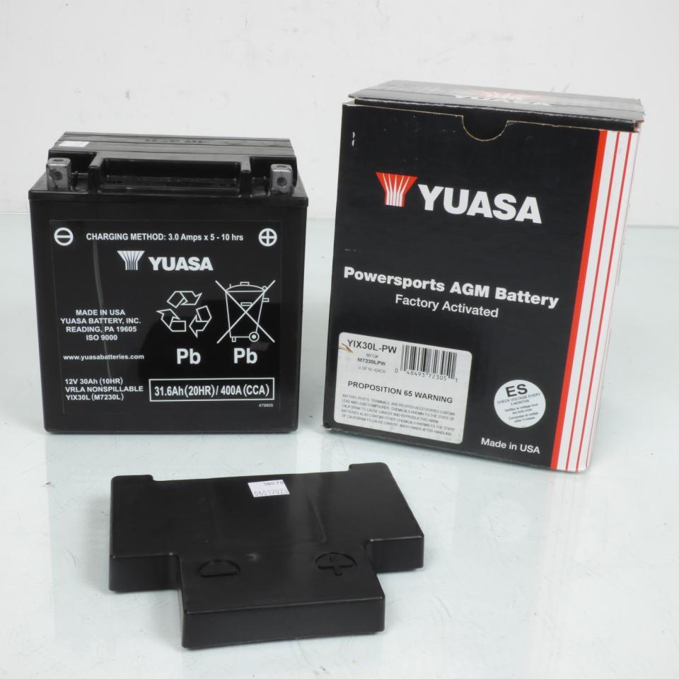 Batterie SLA Yuasa pour Moto Harley Davidson 1584 FL 2007 à 2010 Neuf