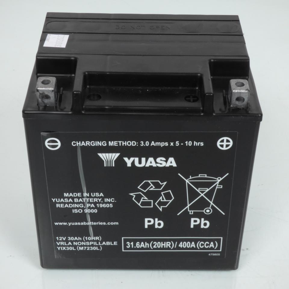 Batterie SLA Yuasa pour Moto Harley Davidson 1450 FL 1999 à 2006 YIX30L / 12V 30Ah Neuf