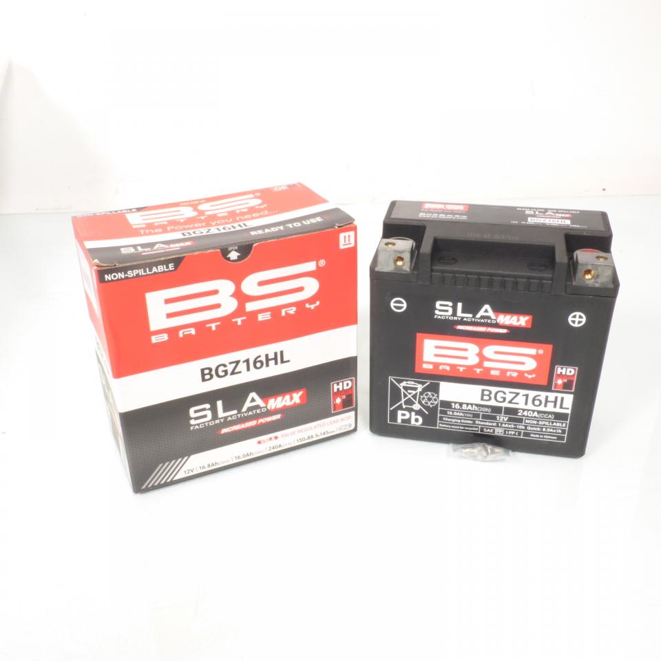 Batterie SLA BS Battery pour moto BGZ16HL / YGZ16HL Neuf