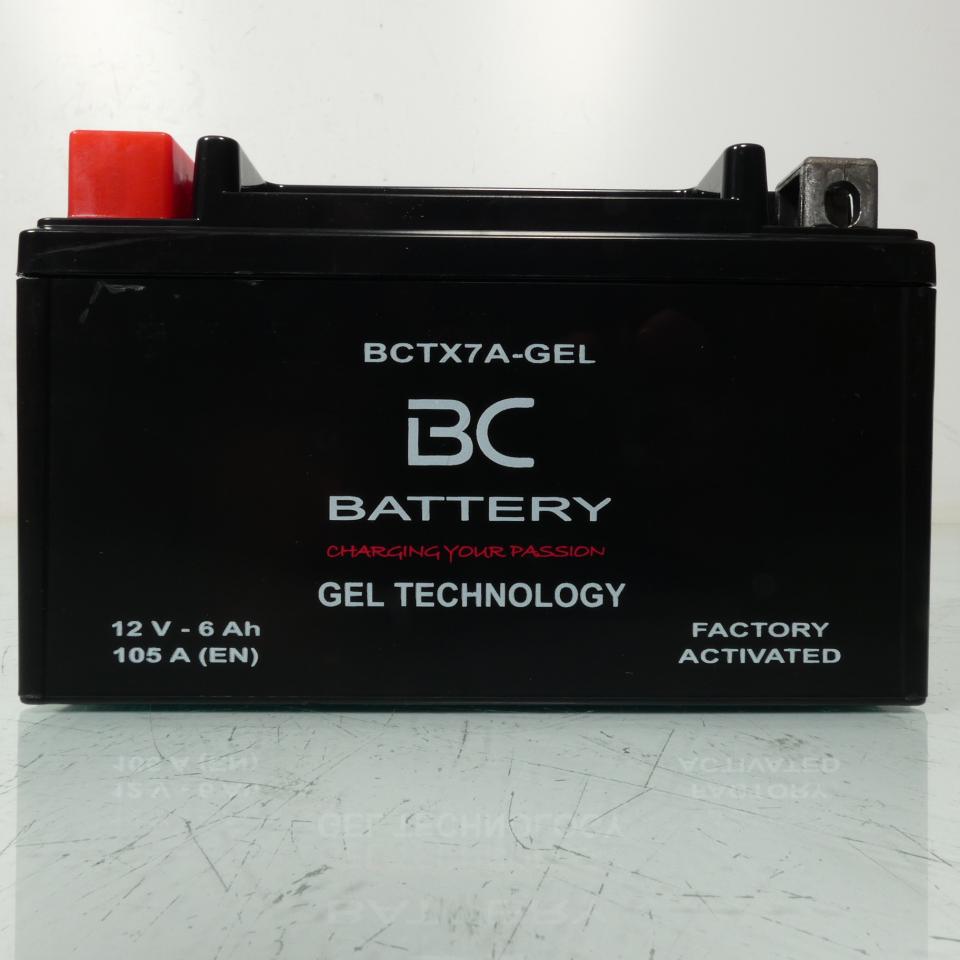 Batterie SLA BC Battery pour Scooter Lambretta 125 LN 2011 à 2017 YTX7A / 12V 6Ah Neuf