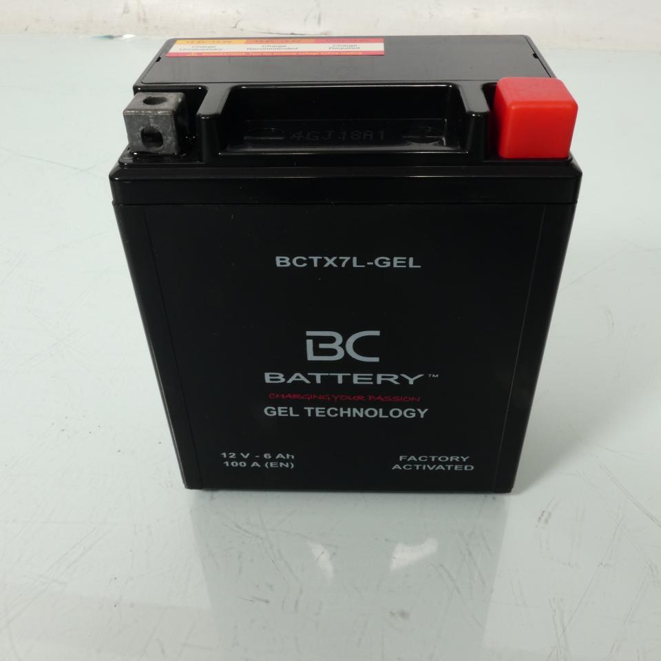 Batterie SLA BC Battery pour Moto BRIXTON 125 Bx 2017 à 2019 YTX7L / 12V 6Ah Neuf