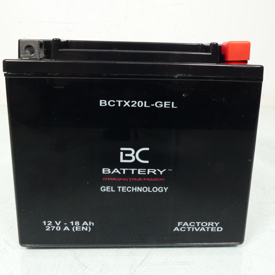Batterie SLA BC Battery pour Moto Buell 1200 X1 Lighting 1999 à 2002 YTX20L / 12V 18Ah Neuf