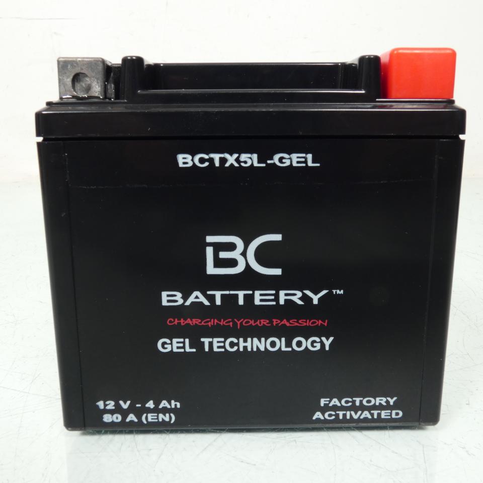 Batterie SLA BC Battery pour Quad Eton 50 Draco 2003 à 2005 YTX5L / 12V 4Ah Neuf
