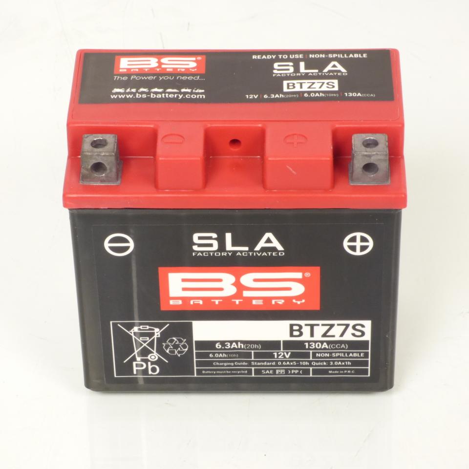 Batterie SLA YTZ7S BS Battery pour moto Yamaha 250 WRX 2008 à 2016 12V 6.3Ah