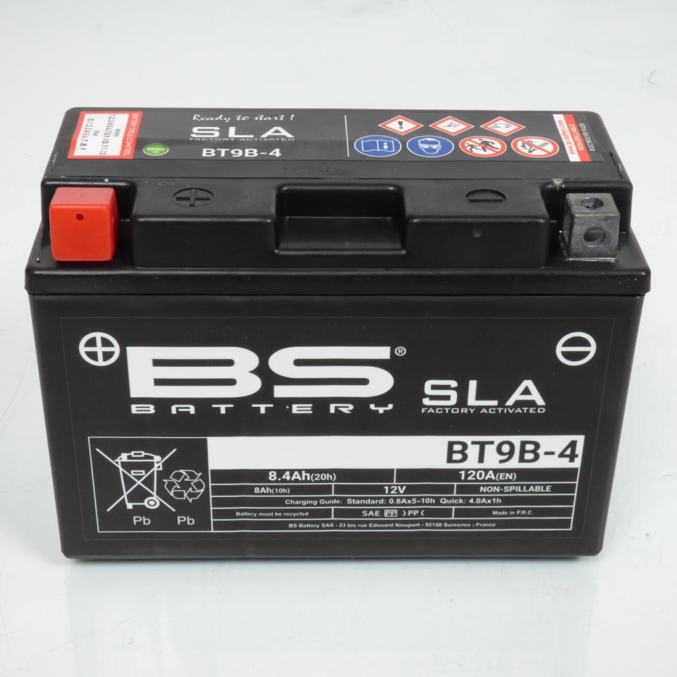 Batterie BS Battery pour scooter Yamaha 500 Tmax 2001-2007 YT9B-4 SLA / 12V 8.4Ah Neuf