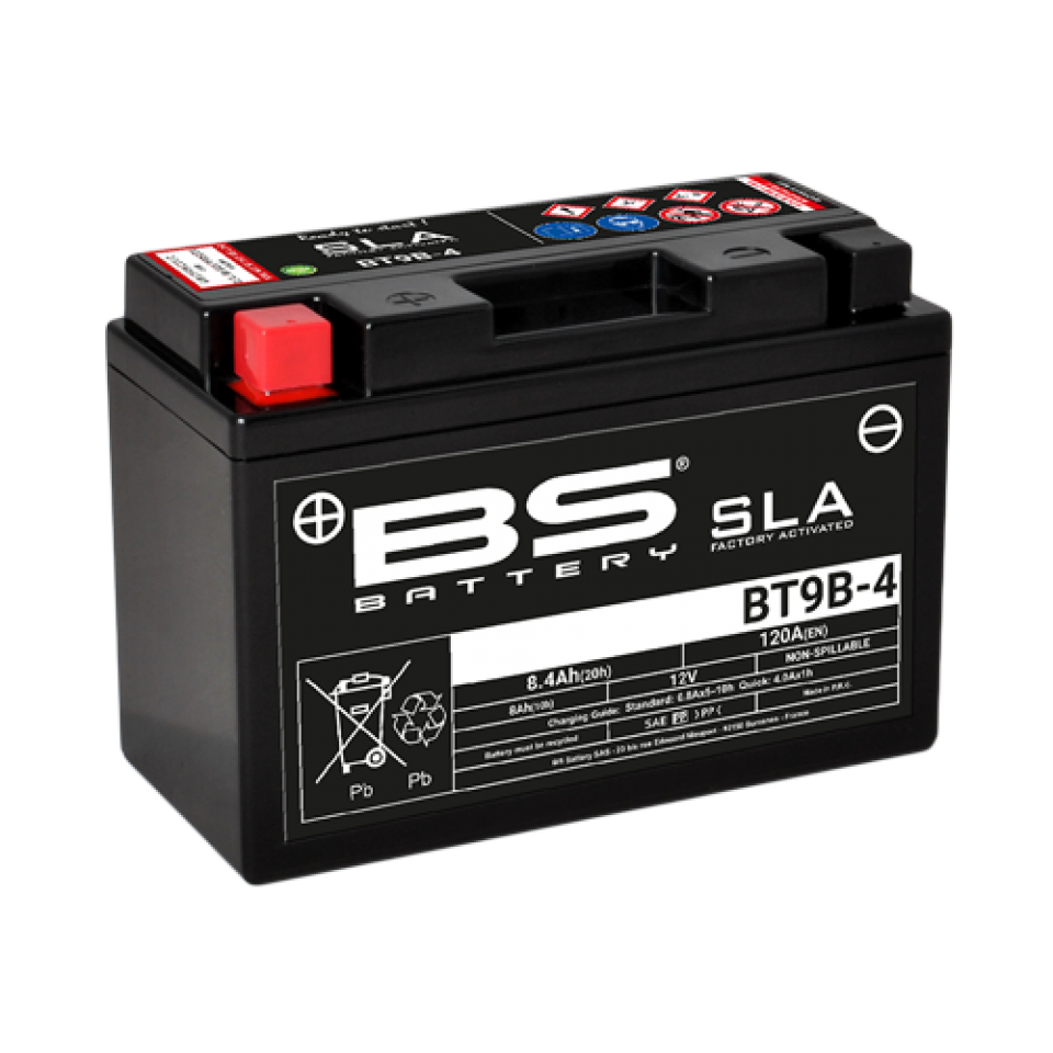 Batterie SLA BS Battery pour Auto YT9B-4 SLA / 12V 8.4Ah Neuf
